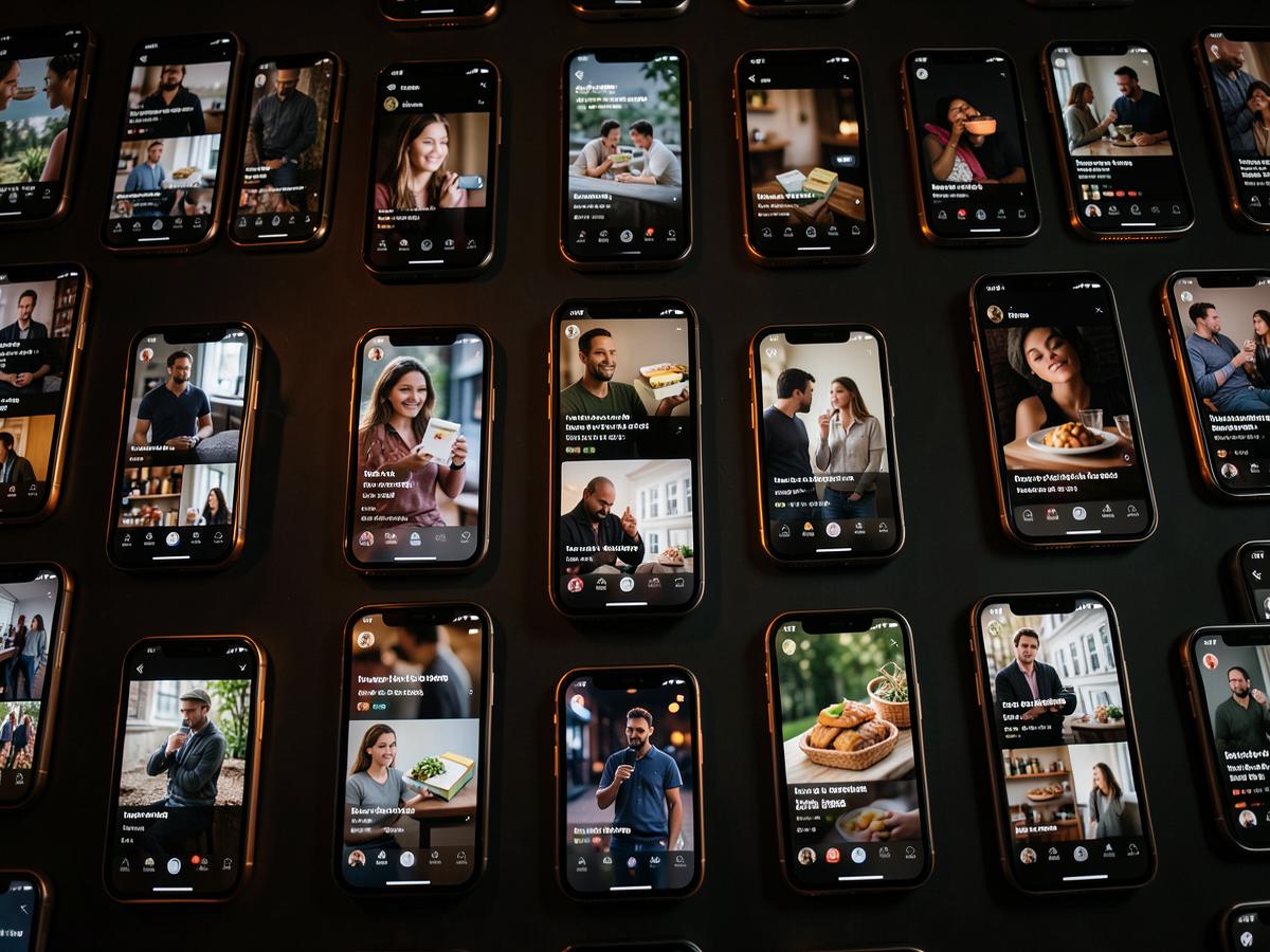 Many short-form videos created for one brand campaign